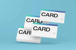 10 PSD Stacked Business Cards, an Advertising Mockup by East Gallery