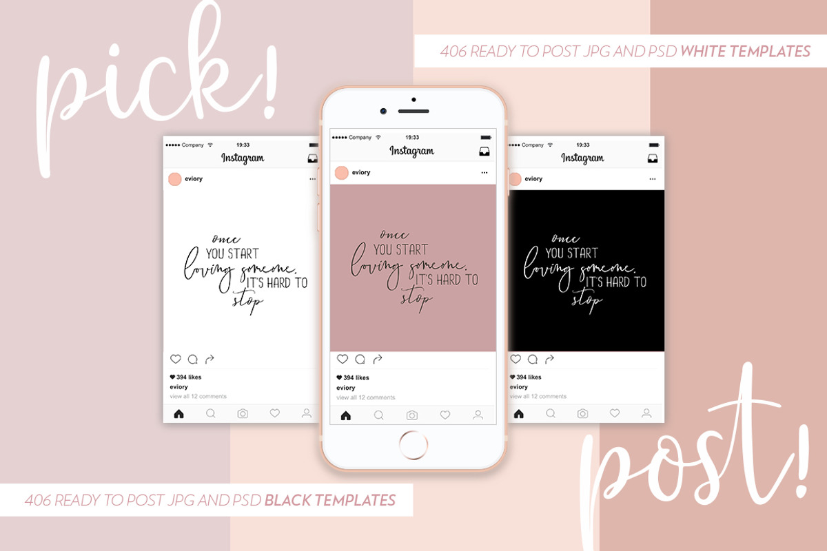 Love and Romance Social Media Quotes, a Social Media Template by Eviory (Photo 4 of 8)