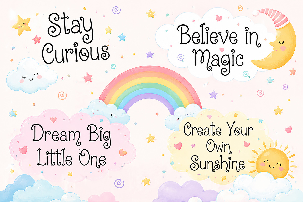 Whimsy Curl, a Handwritten Font by Wow Magic (Photo 3 of 6)