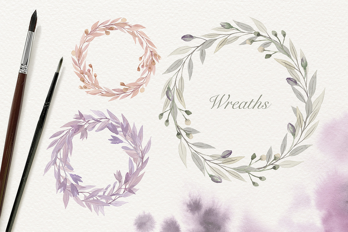 Botanical Harmonious Watercolor Set, a Graphic by NadyaKo (Photo 3 of 7)