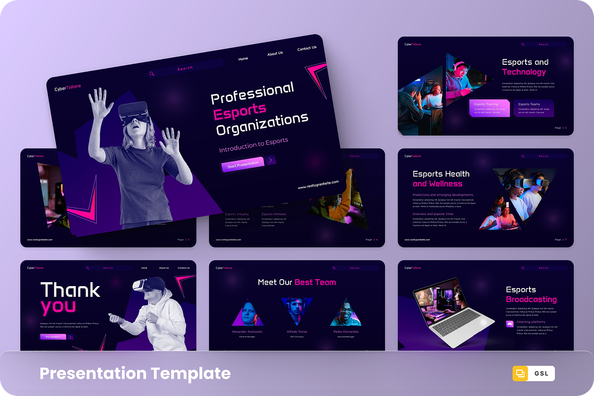 Professional E-Sport - E-Sport, a Presentation Template by GraphauseProject (Photo 1 of 6)