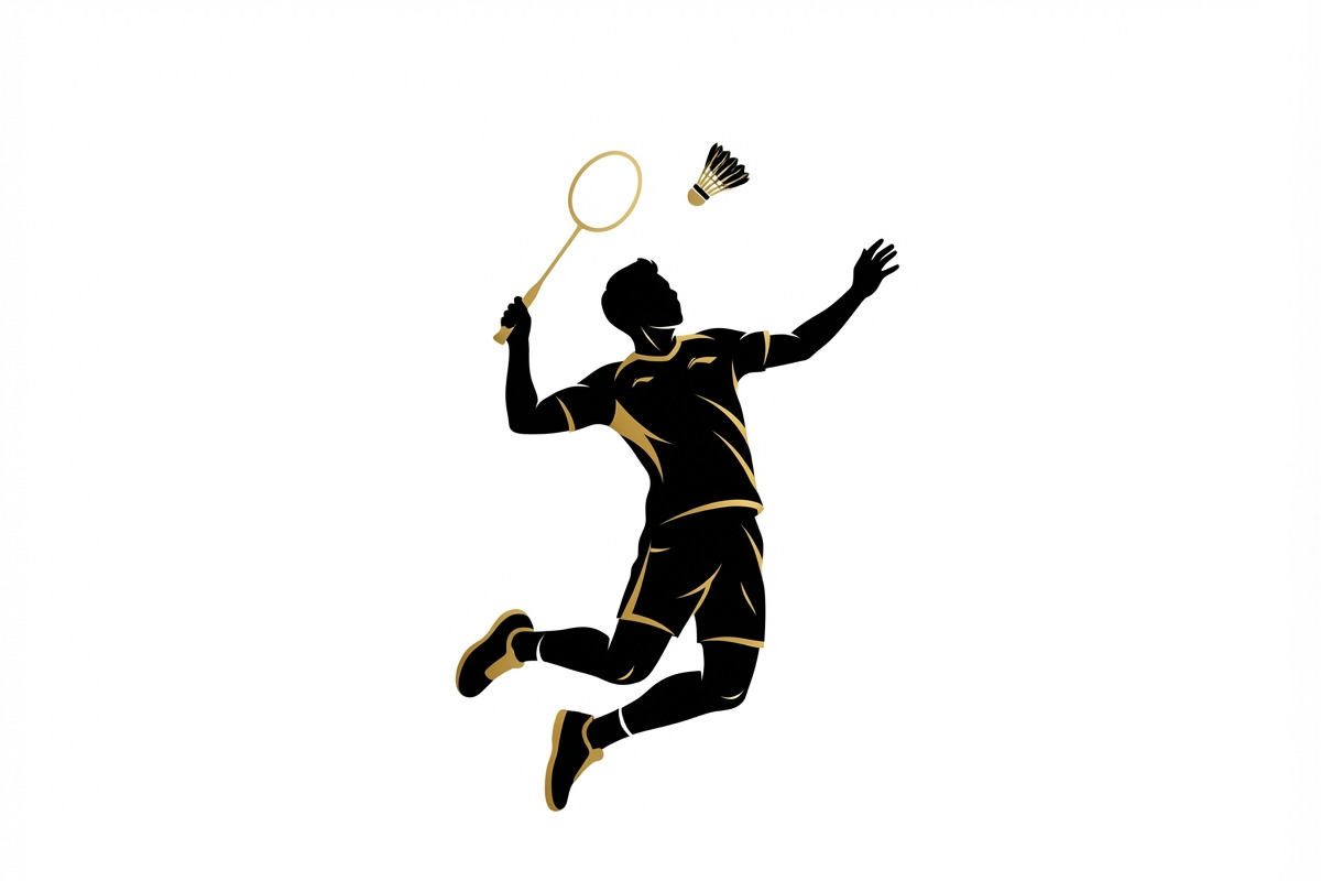 60 Badminton Player Smash Silhouette, a Person Illustration by Amazin_art (Photo 26 of 26)