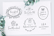 Poppit & Finch Fonts & Illustrations, a Script Font by Nicky Laatz (Thumbnail 12 of 14)