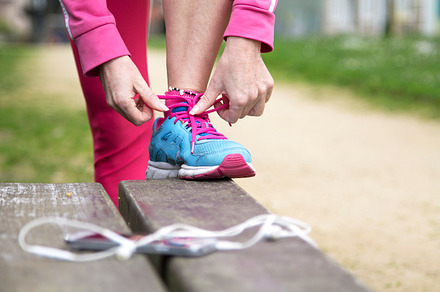 Athlete preparing to run for the city containing colorful, athlete, and run