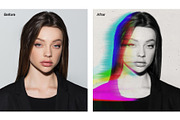 Smudged Anaglyph Photo Effect, a Layer Style Add-On by DesignerCandies (Thumbnail 2 of 7)