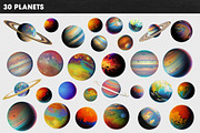 Retro Sci-Fi Collage Creator Kit, an Object Graphic by Nibera (Thumbnail 10 of 11)