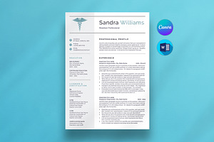 Nurse Resume Canva