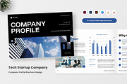 Tech Startup Company Profile Brochur, a Brochure Template by twinstd (Thumbnail 1 of 6)