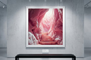Pink Crystal Cave Stairs Stock Photo, a Nature Photo by Aura Canyon HQ (Thumbnail 4 of 8)