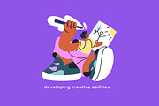 Personal development concept set, a Person Illustration by PaperTrident (Thumbnail 2 of 27)
