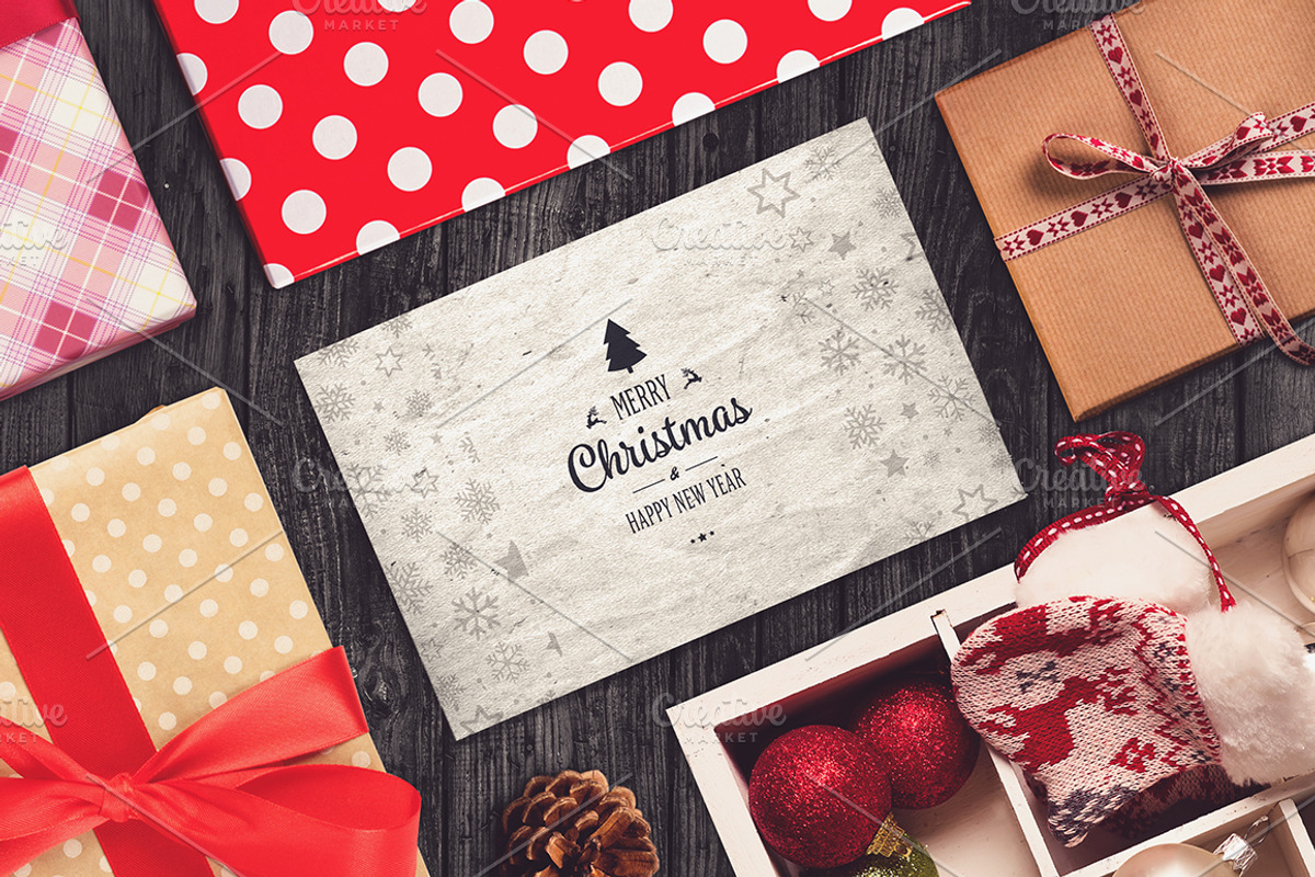 Christmas Scene Creator #3, an Apparel Mockup by relineo.mock-ups (Photo 12 of 14)