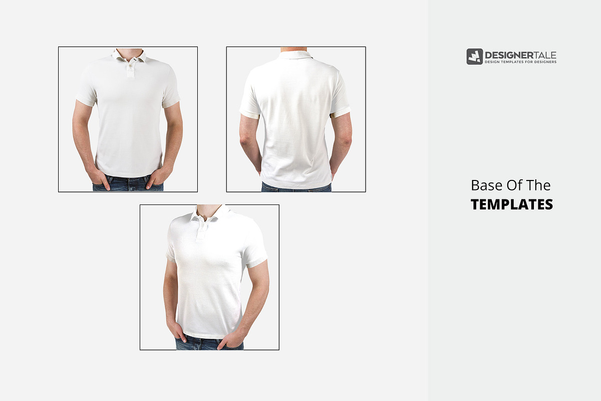 Polo T Shirt Mockup, a Shirt Mockup by Designertale (Photo 4 of 5)