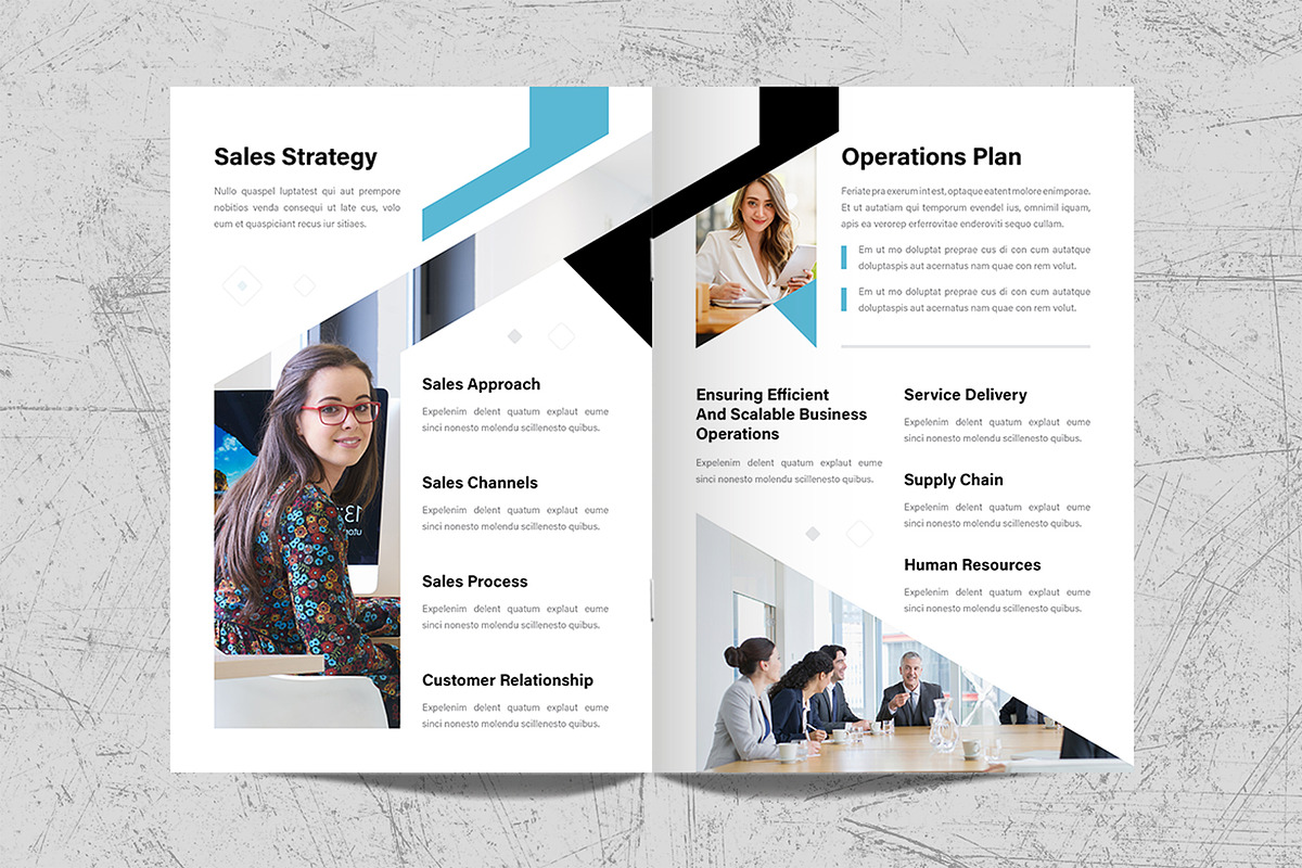 Business Plan Brochure Template, a Brochure Template by White Graphic (Photo 9 of 11)