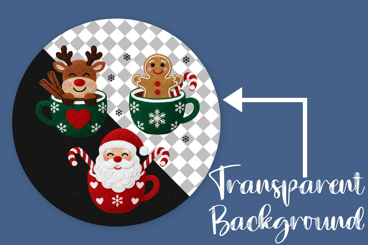 Christmas Mugs Png, an Illustration by Canvas Craft (Photo 2 of 6)