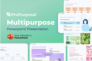 ProPurposal–Multipurpose Startup PPT, a Presentation Template by Premast