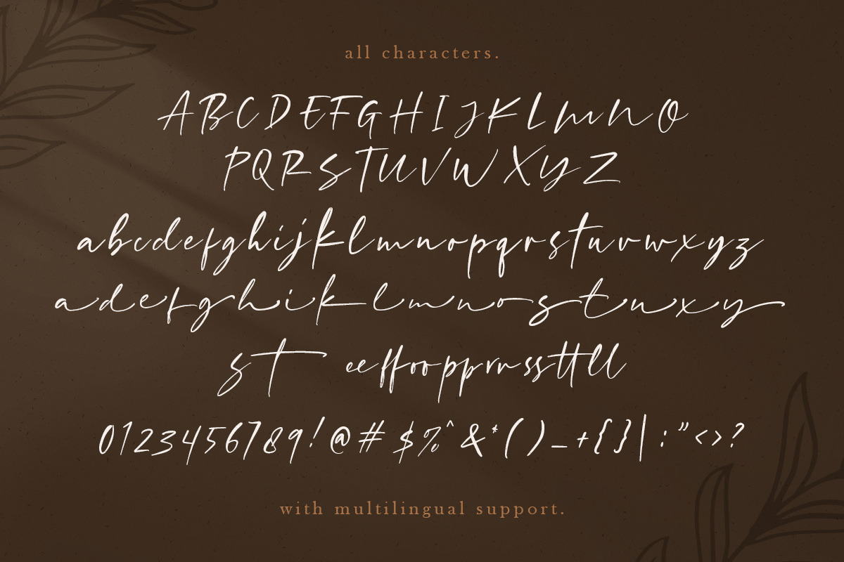 Girly Moods Script, a Script Font by Letterhend Studio (Photo 9 of 9)
