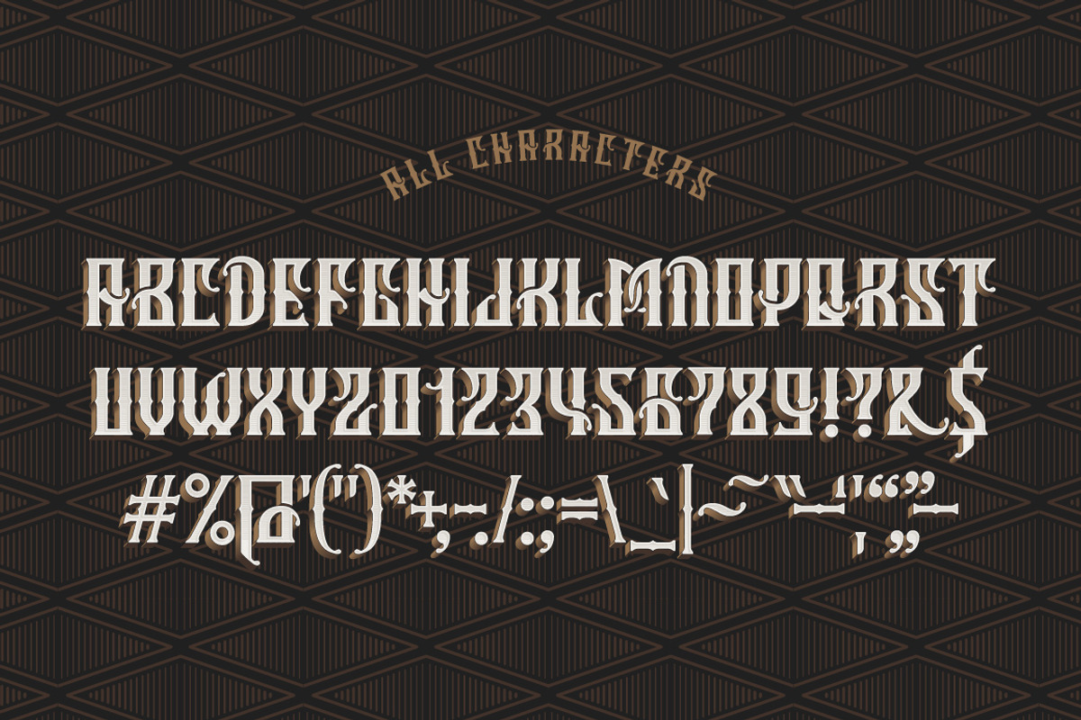 Column Typeface preview 2