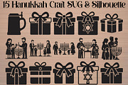 Hanukkah Craft Silhouette Bundle, an Object Graphic by Gfx_Store (Thumbnail 16 of 16)