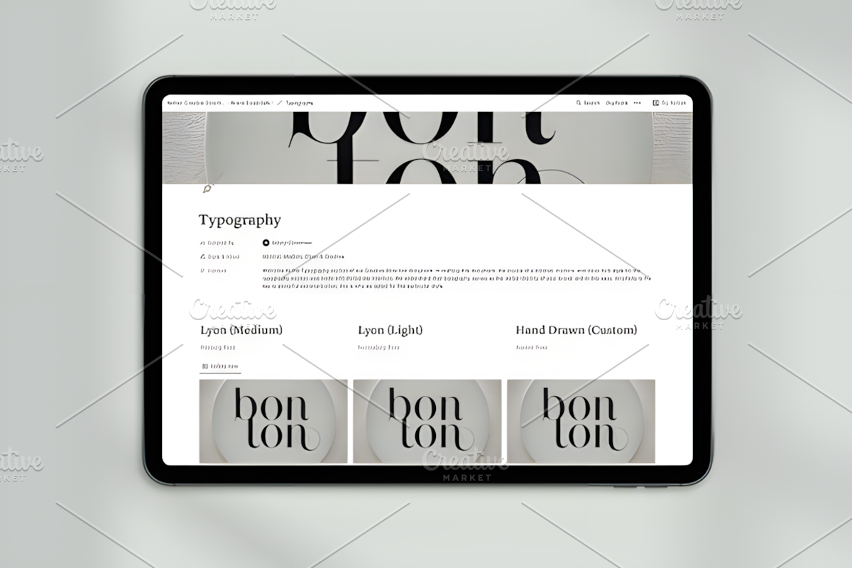All-in-One Notion Branding Kit, a Marketing Template by Ink Gallery (Photo 8 of 9)