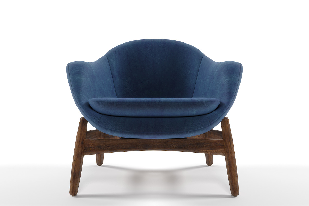 Rare lounge armchair Kofod Larsen, a Furniture 3D Model by inDahouze (Photo 2 of 7)