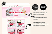 Wix Template Pink Cherry, a Wix Template by The Pixel Palace (Thumbnail 3 of 9)