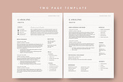 Resume template Word & cover letter, a Resume Template by StylusDesigns (Thumbnail 3 of 6)