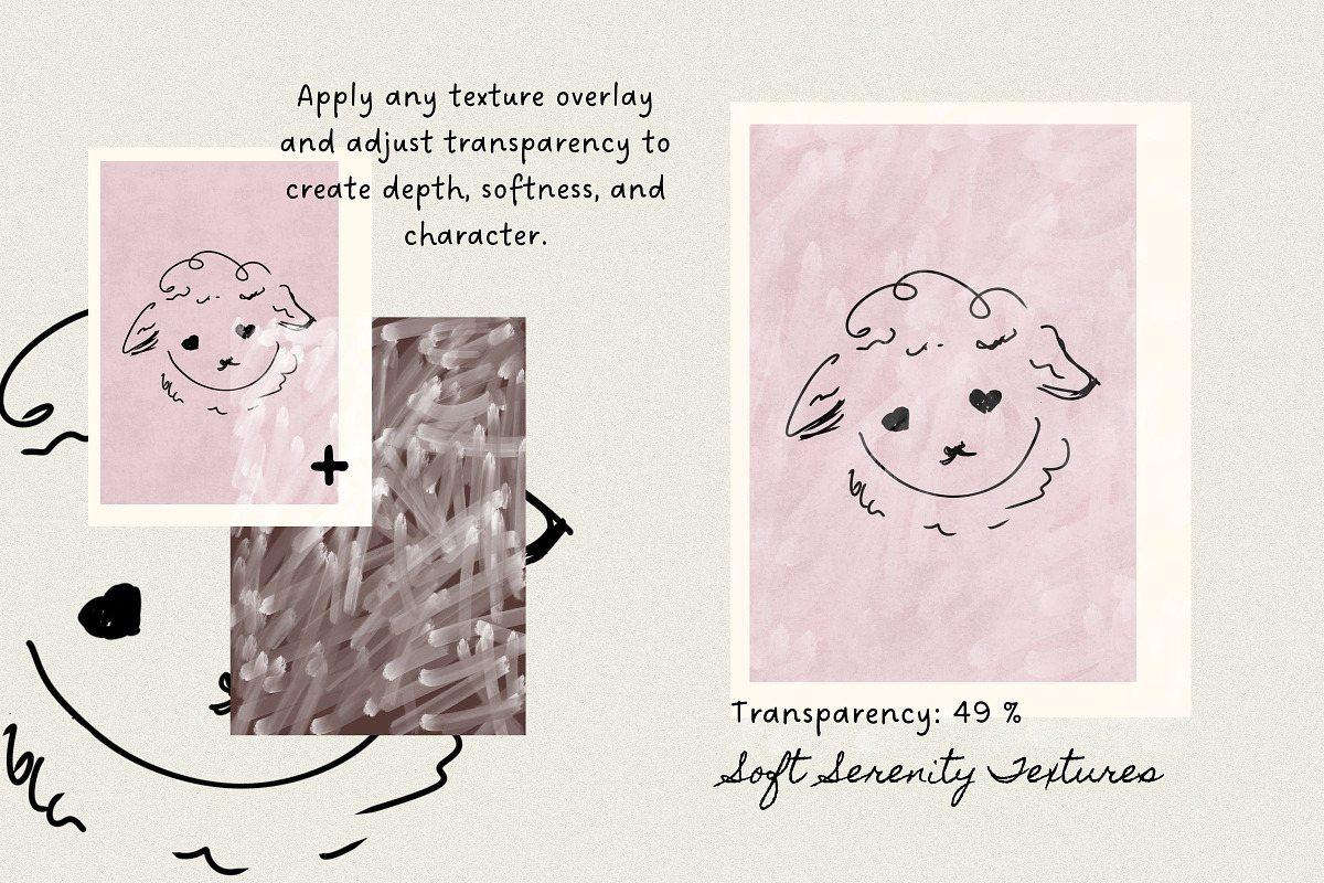 Soft Serenity Textures, a Texture Graphic by The Journey Atelier (Photo 5 of 22)