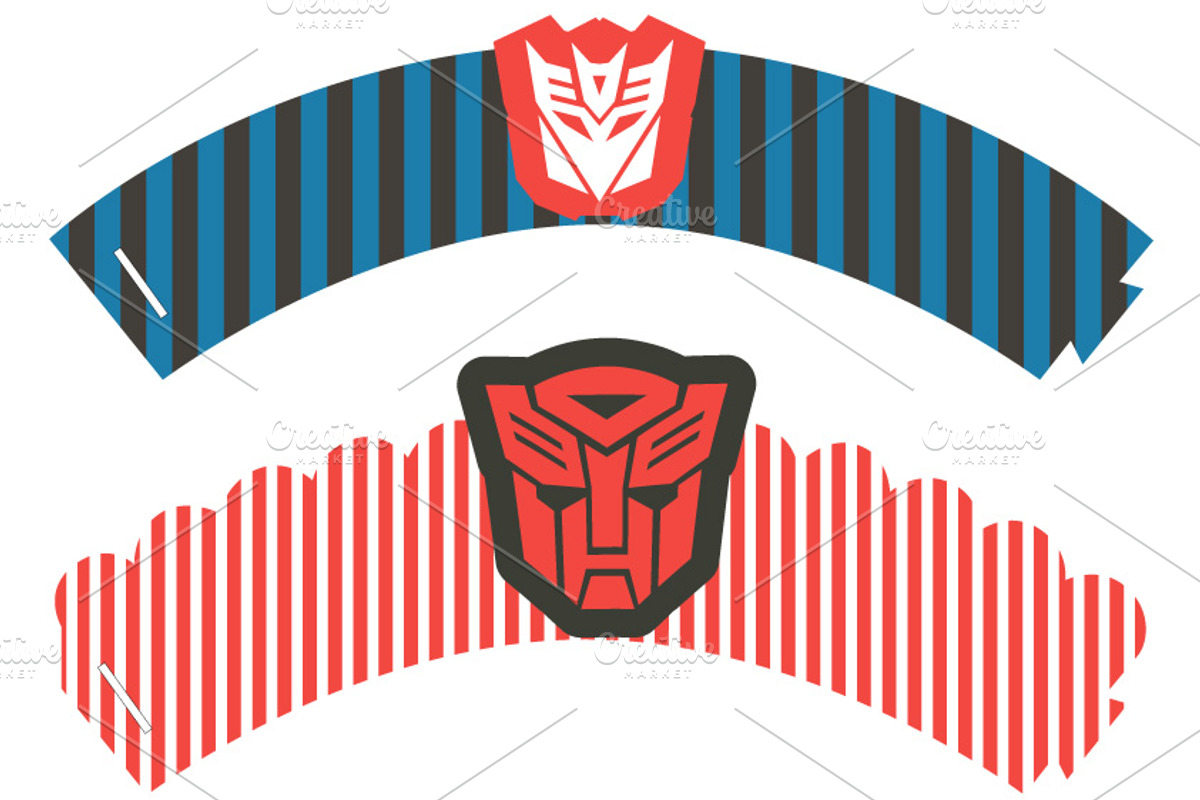 Transformers Birthday Party Package, a Templates & Theme by Lytvynenko Anna (Photo 7 of 13)