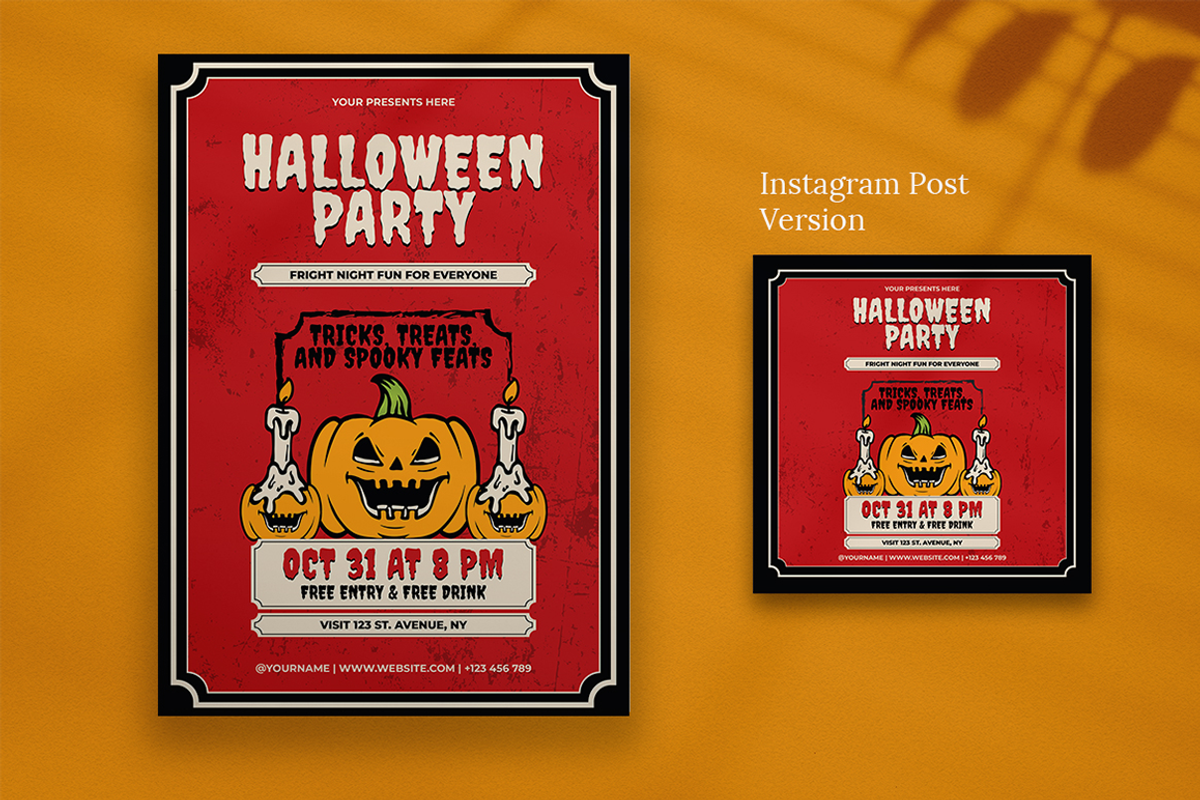 Jekoma - Halloween Party Flyer Set, a Flyer Template by Attype (Photo 3 of 5)