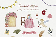 Quirky Watercolor Wedding Icons Set, a Decorative Illustration by Madiwaso (Thumbnail 5 of 9)