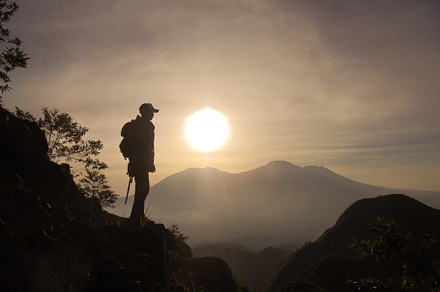 Silhouette People on Mountain, a Person Photo by Heinzel Photography