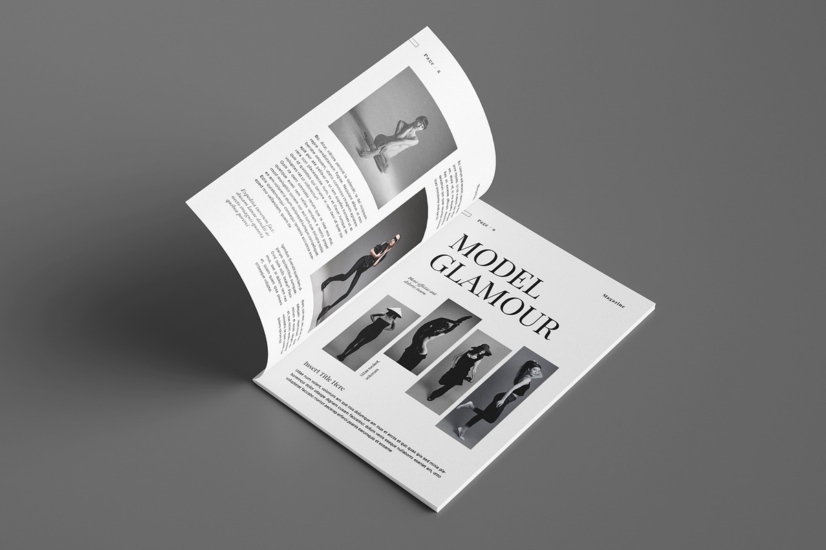 Fashion Magazine Layout, a Magazine Template by Seeing-art (Photo 5 of 11)