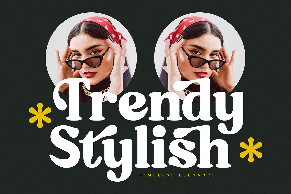 Mistys Relrica  Modern Retro Serif, a Serif Font by Letterena Studios (Photo 10 of 15)