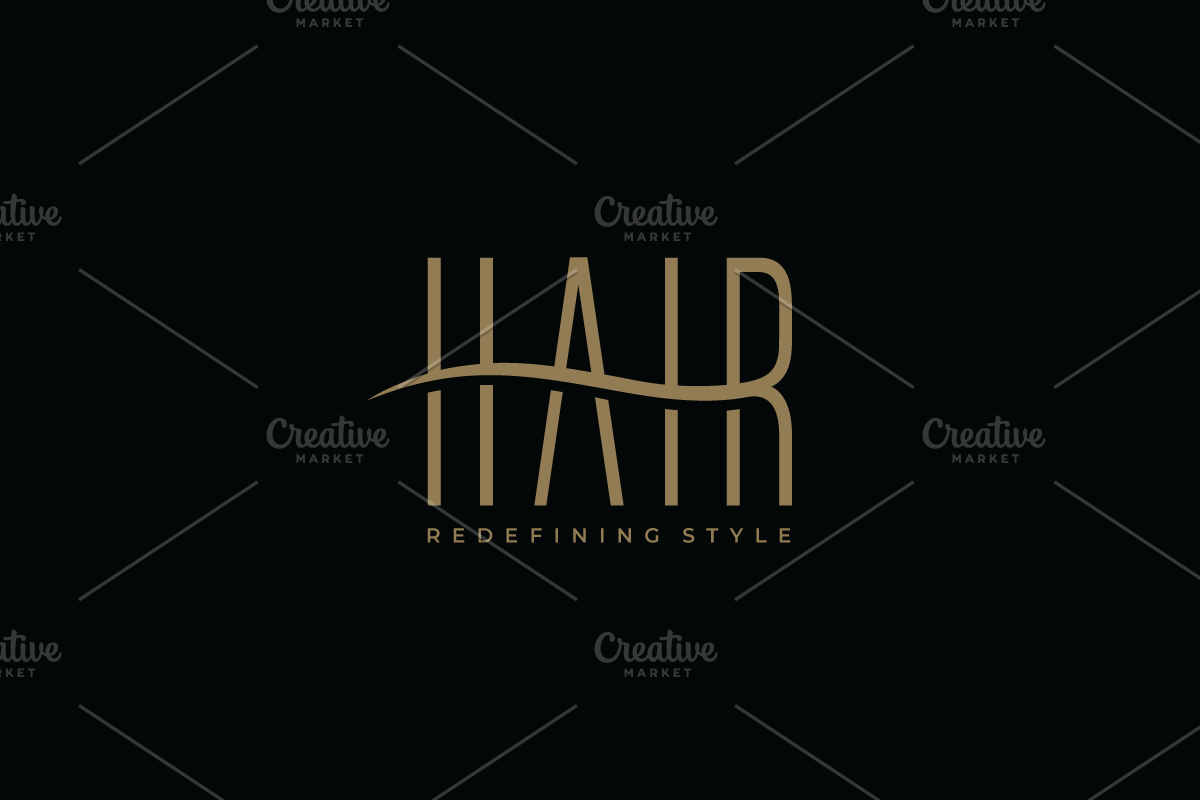 HAIR Luxury Hair Salon Studio Logo, a Branding & Logo Template by yopie (Photo 5 of 10)