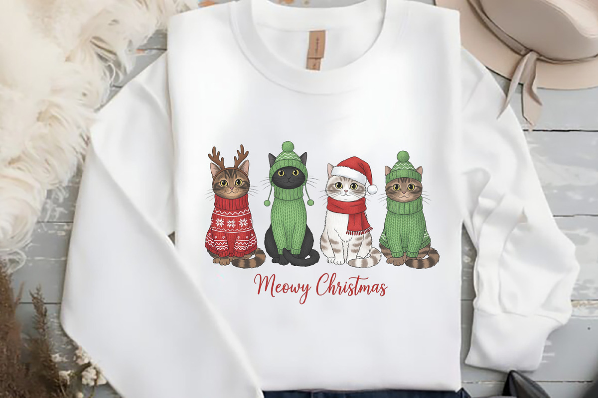 Meowy Christmas Png, Christmas Cat, an Icon by Black Bird Studio (Photo 2 of 4)