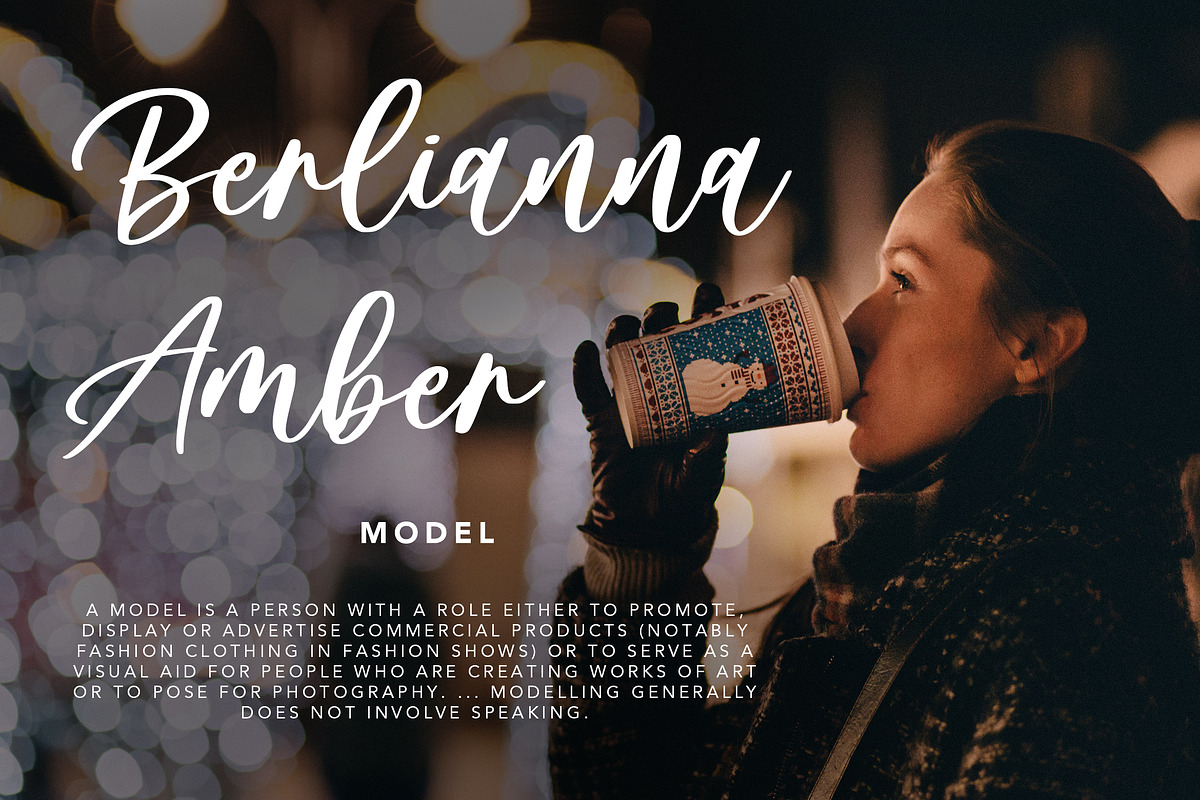 Incredible Holiday - Handwritten, a Handwritten Font by Arendxstudio (Photo 6 of 9)