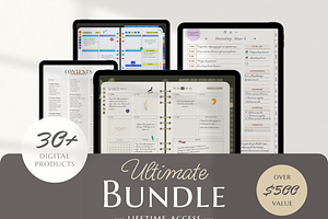 Bundle Updated Digital Planners