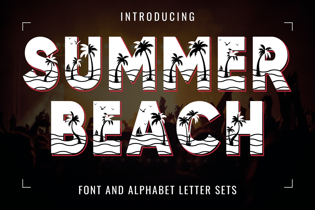 Summer Beach Font, a Symbol Font by Font Craft Studio (Photo 1 of 9)