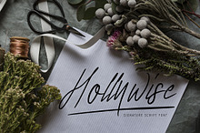 Hollywise - Signature Script Font