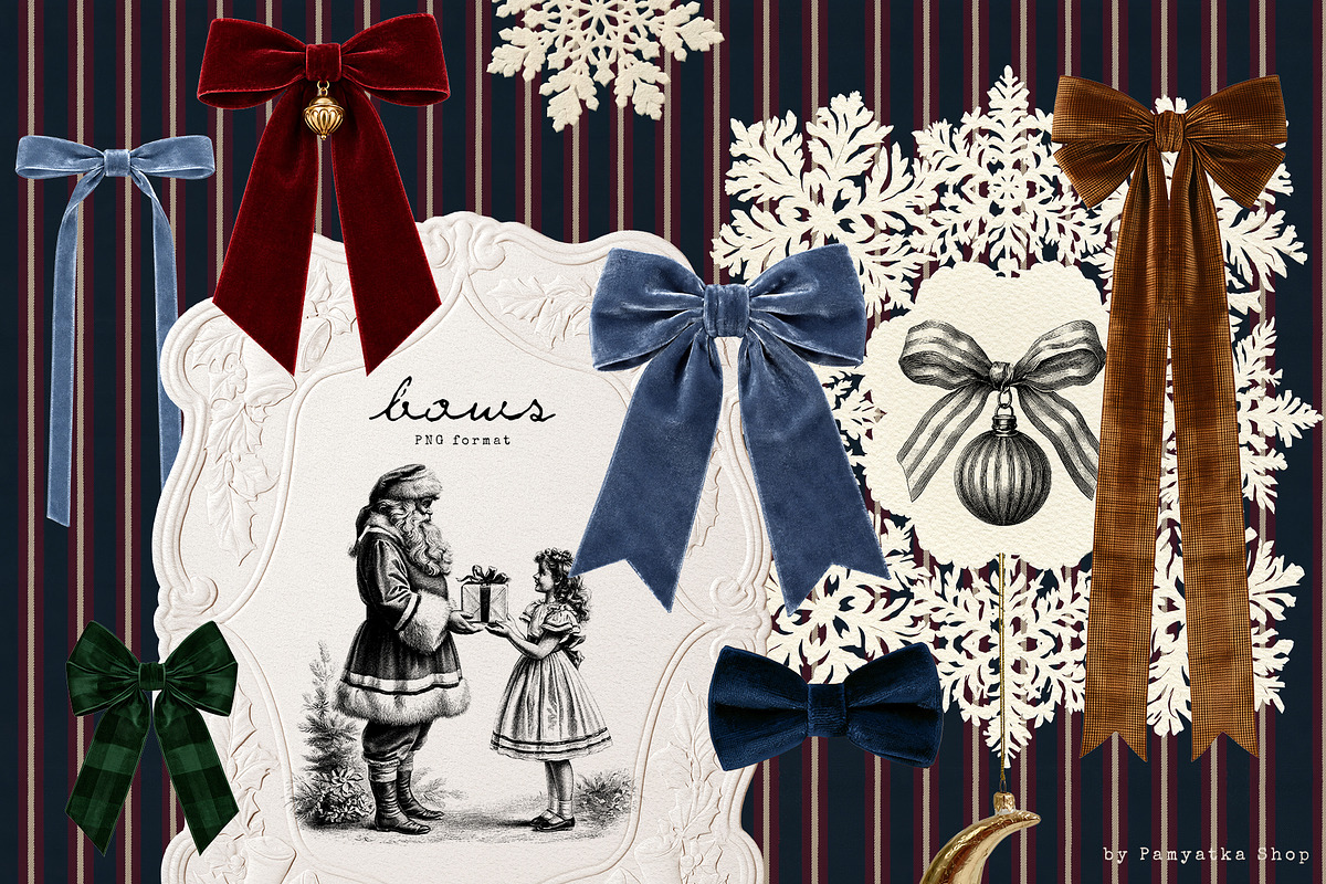 Christmas Collage & illustrations, an Object Graphic by Pamyatka Shop (Photo 13 of 16)
