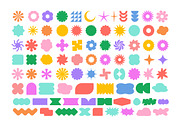 350 VECTOR GEOMETRIC SHAPES SET, an Object Graphic by craftlove (Thumbnail 3 of 4)