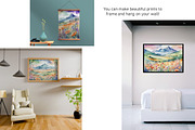 Watercolor Mountain Landscapes Set 4, a Decorative Illustration by Kat's Artful Creations (Thumbnail 6 of 10)