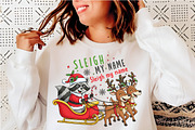 Funny Christmas Santa Raccoon PNG, an Illustration by SinaCreation (Thumbnail 5 of 7)