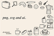Bakery&Breakfast Illustrations, a Decorative Illustration by ginni illustrations (Thumbnail 5 of 6)