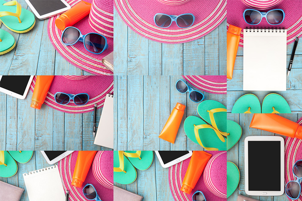 55 IMAGE SUMMER with Copy Space, a Cups & Container Mockup by FWStudio (Photo 4 of 5)