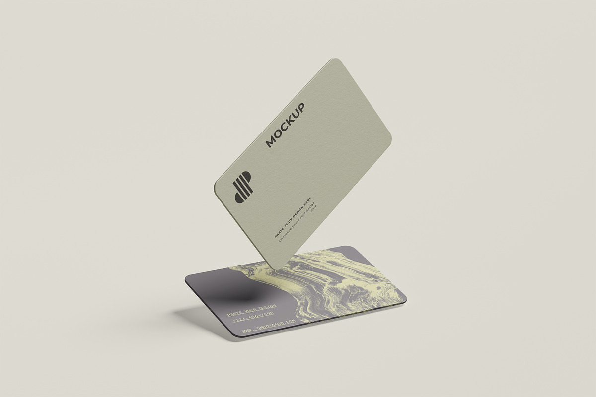 business card mockup, a Business Card Template by kebunmockup (Photo 4 of 5)