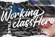 Quadrone, a Script Font by Wacaksara Co. (Thumbnail 7 of 7)