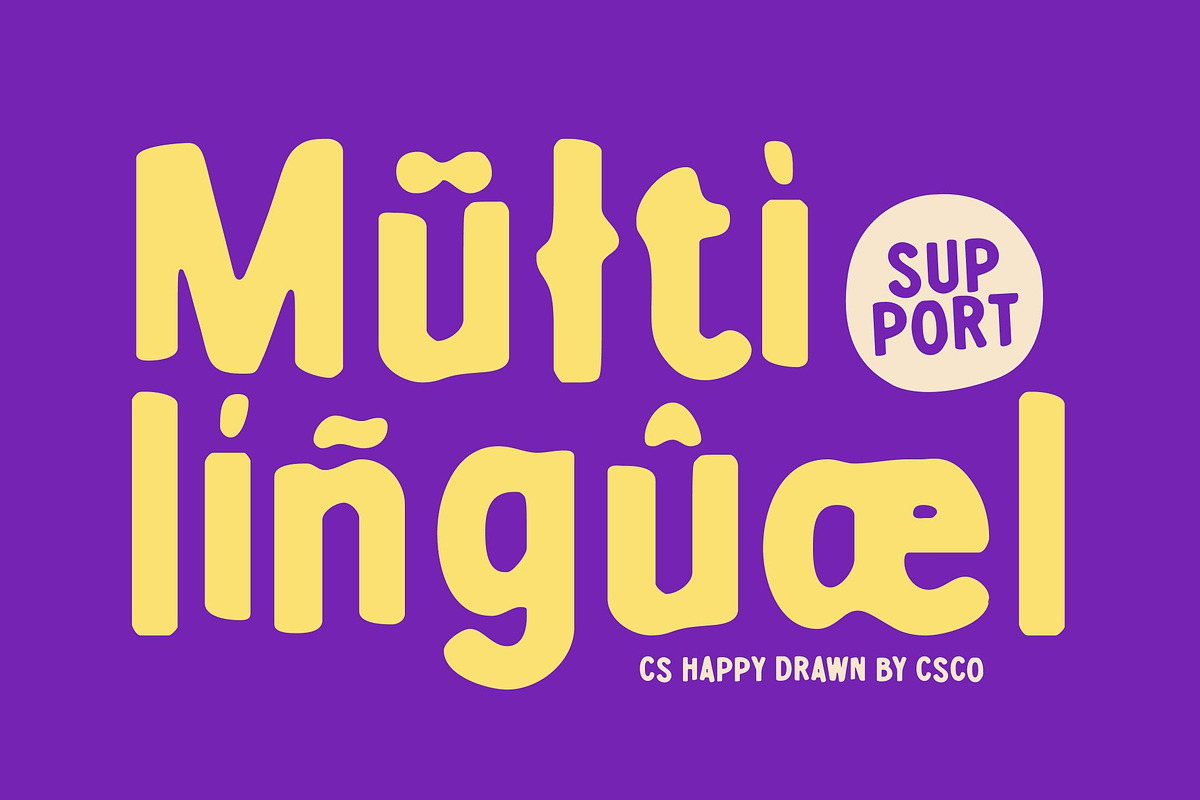 CS Happy Drawn, a Sans Serif Font by Craft Supply Co. (Photo 4 of 8)