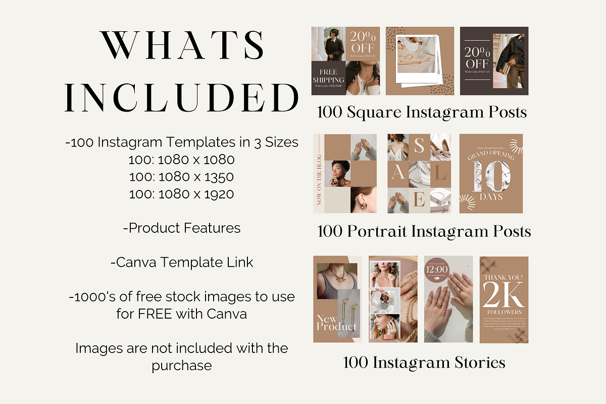 Business Instagram Templates Canva, a Social Media Template by Social ...
