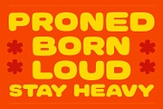Proned Playful Bold Expanded Display, a Sans Serif Font by Maulana Creative (Thumbnail 2 of 7)